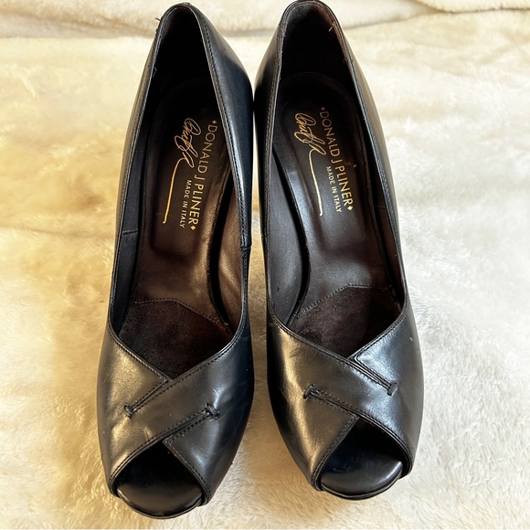 Donald J. Pliner Peep Toe Shoes Size 6.5 - Picture 3 of 9